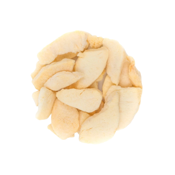 Maçãs Nutsman em fatias...