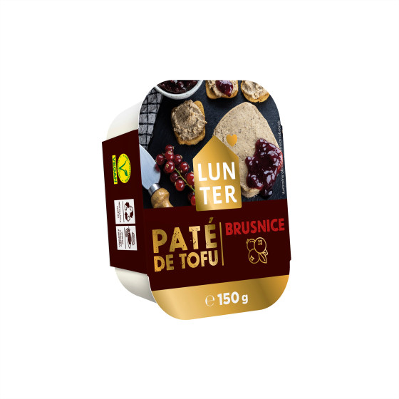 Paté z tofu s brusinkami...