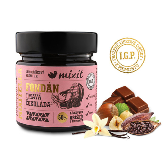 Mixitella Premium - Lískový oříšek z Piemontu s fondánem (1ks)