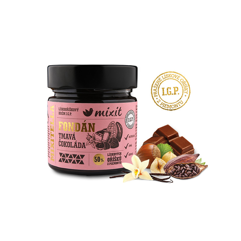 Mixitella Premium - Lískový oříšek z Piemontu s fondánem (1ks)